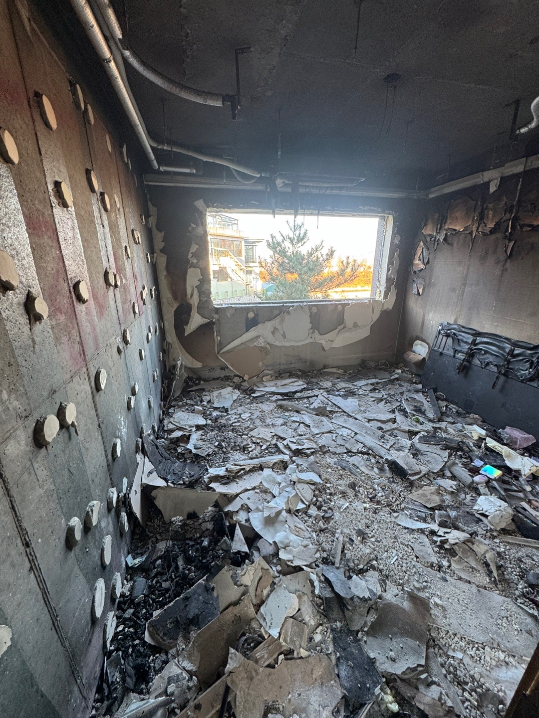 화재 복구 청소